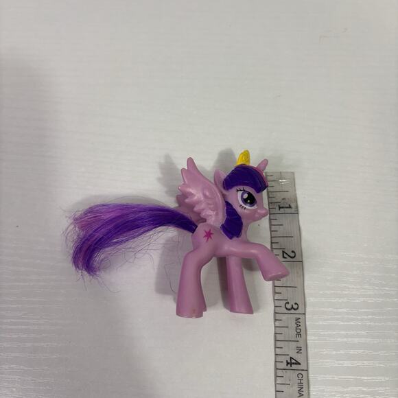 My Little Pony – TWILIGHT SPARKLE princess toy figure 3" GUC! Bin4-10 - Picture 3 of 3